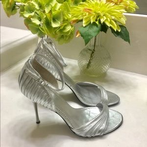 Guess silver heels